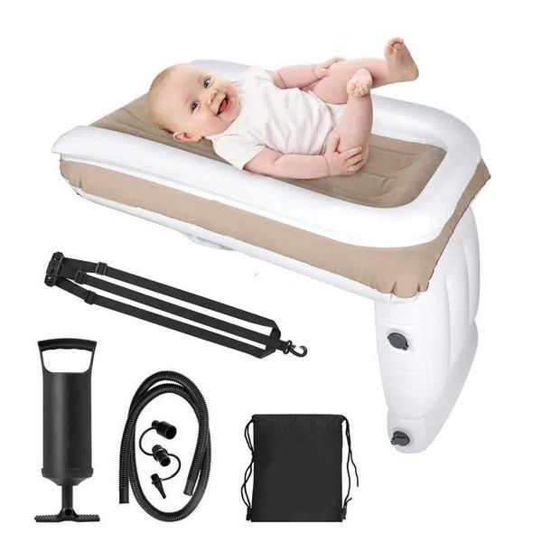 Baby Cribs Cama inflável para crianças Mattress de manga de viagem incluem BOMP SACO E BURRAL DE AVIL DE LINHA SEGURA AVENS ALGULA PODE Usar Drop De Dhiyw