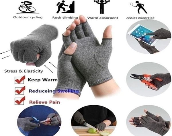 1 Paare Gesundheitskompression rheumatoide Entspannung Finger Schmerz Relief Gelenkpflege Handgelenk Unterstützung Klammer Arthritis Handschuhe DHL5760209