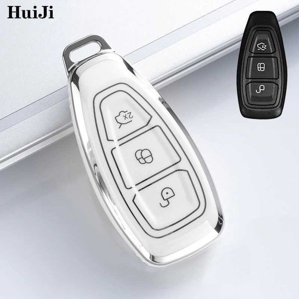 Autoschlüssel TPU Car Remote Key Case Cover für Ford Transit benutzerdefinierte Mondeo Fiesta Kuga St. Linie MK3 Fokus 3 Station Wagon Ecosport Shell FOB T240509