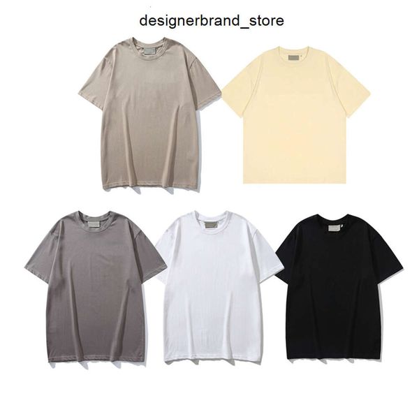 Herren T -Shirts Schweiß T -Shirt Ess Shirts Tee T -Shirt Silicon Flockungsbriefdruck für Männer und Frauen 100% Cutton große Größe S M L XL 2xL 3xl Top Qualit Ynqe