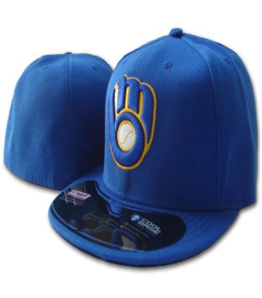 Brewers M Letter Baseball Caps Casquettes Chapeus per le ossa della moda hip hop sport menwomen cappelli a buon mercato2013008