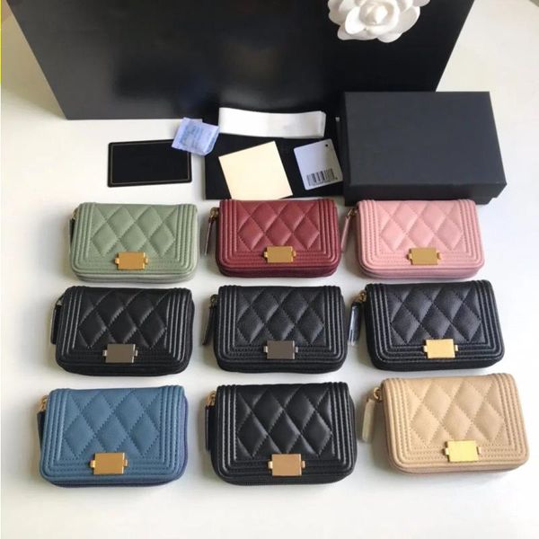 10a süper orijinal kalite orijinal deri kadın klasik cüzdan lüks tasarımcılar cüzdan kadın moda cüzdan çantası kredi kartı sahibi fvbe