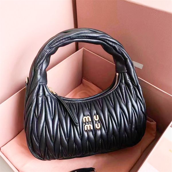 10a Qualität schwarzer Einkaufstasche für Frauen Schulter Pochette Hobo Achselstasche Brieftasche Luxus Leder Crossbody Designer Handtasche Mode Girl Clutch Reisetaschen Reisetaschen