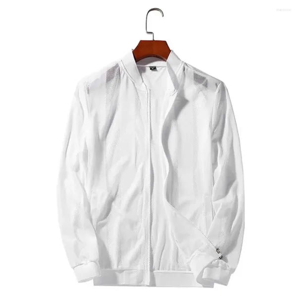 Jackets masculinos simples jaqueta solar jaqueta oca superm homens super finos Casaco para a pele para o ar livre