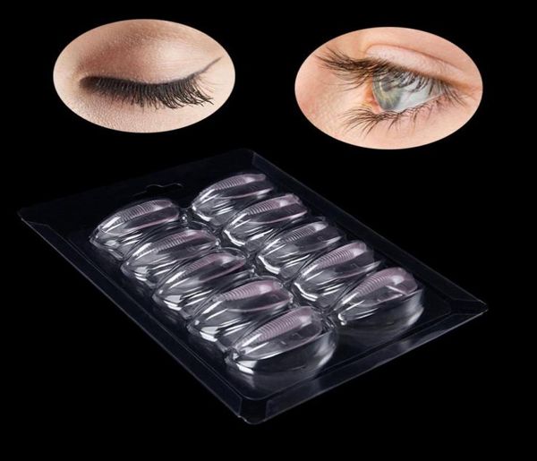 5Pairsset reutilizável Eyelash Lift Perm Silicon Curler PadssShieldsrod com cordilheiras incorporadas Patches Tool de maquiagem de cílios para os olhos 9094926