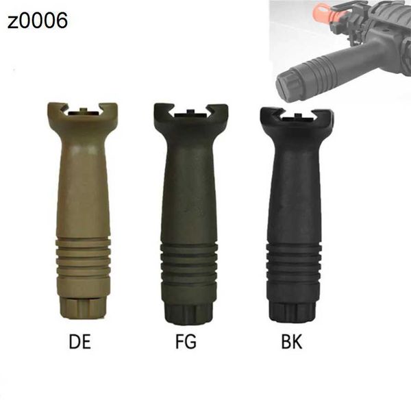 Original Taktisches Zubehör Knight Vertical Grip Nylon Handwerkzeuge vorne für 20 -mm -Schienenjagdspielzeuggewehr Airsoft M4 M16 AR15 Fit Picatinny Weaver RR