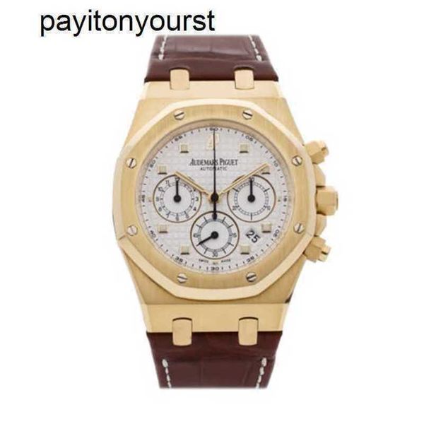 AUDEMAR PIGUE ABBEY APF automático APF Factory Watch Watch Chrono 2602 Auto Gold Mens Watch 2Ba.OO.D088CR.