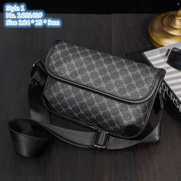 Werks Großhandel Leder Männer Umhängetaschen Business Handy Bag Street Trend Briefe Herren Handtaschen Personalisierte gedruckte Freizeit Ha 2227