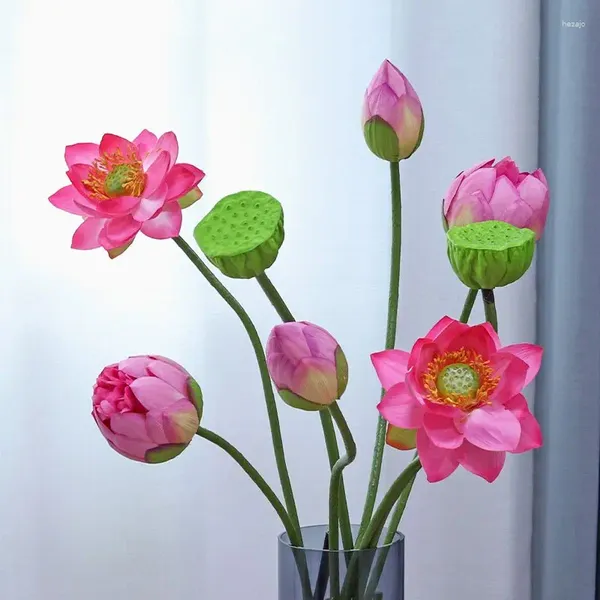 Dekorative Blumen Lotus Simulation künstliche Blumenschalen Dekoration Wohnzimmer Arrangement Baldachin