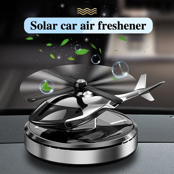 Solar Car Scownerner Helicópter Helicóptero Fragrância Supplies Acessórios Interiores Decoração Problema de Perfume Original Difusor 240506