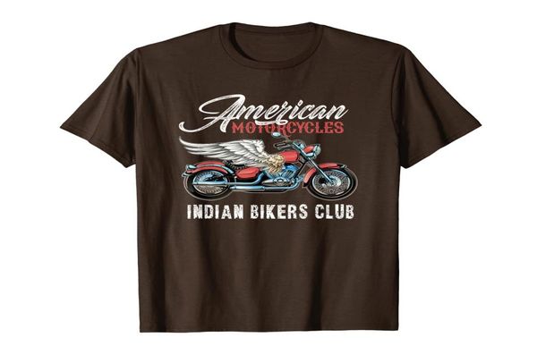 Vintage American Motorcycle Indian Biker Old Club T -Shirt T -Shirt8781861