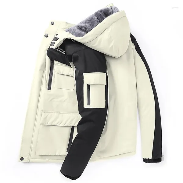 Jackets masculinos tamanho 8xl inverno quente espessa impermeável masswear streetwear casacats Outwear hap à prova de vento Roupas de sobretudo de neve mais roupas