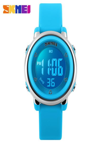 Skmei neue Modesportkinder Uhren Wasser und Mädchen wasserdichte Alarmwache Kinder zurück Licht Kalender digitale Armbanduhren 11002801464