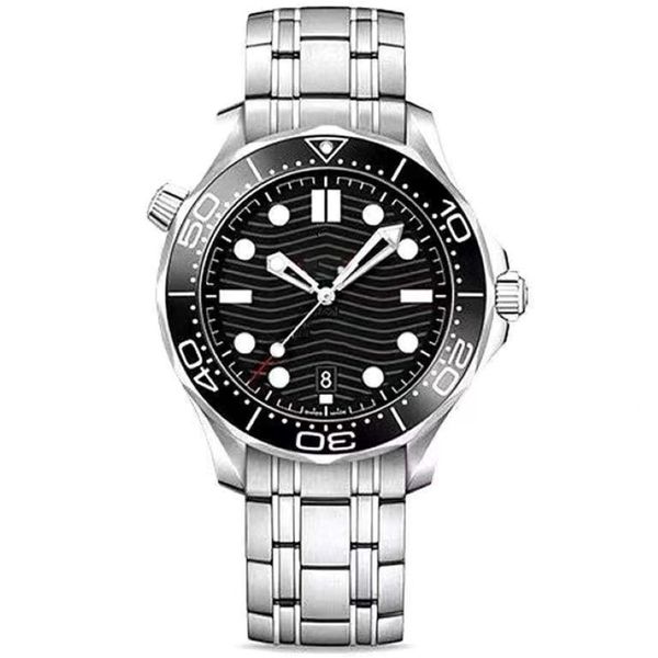 Herren Luxury Watch World Time Ceramic Lünette Limited Automatische Uhren 41 mm mechanische Bewegung Gla zurück Sport Sea Männer Uhren Blau W 283g