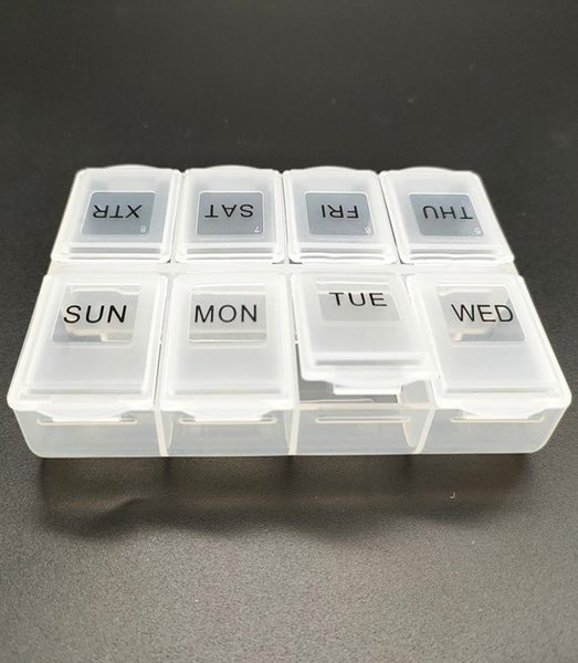2021 Healthy Care Daily Medicine Pill Box Organizer Sort 8 Day Weekly Holdercontainer таблетки витамин.