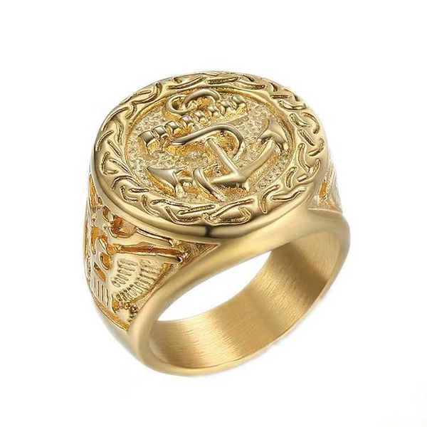 Anello ad anello in acciaio / acciaio inossidabile in acciaio inossidabile per la conservazione oro.