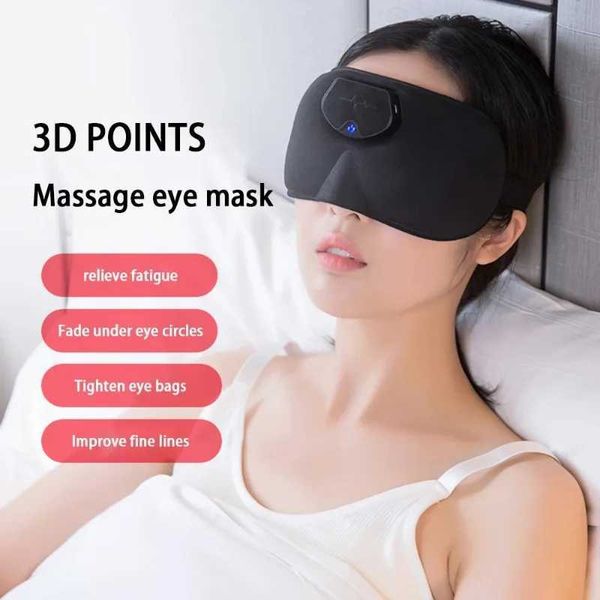 Home Beauty Instrument SlaapMasker Máscara para os olhos Pulso de olho Smart Eye Head Massager Sleep Disposition Travel Fashion Charge portátil Q240508