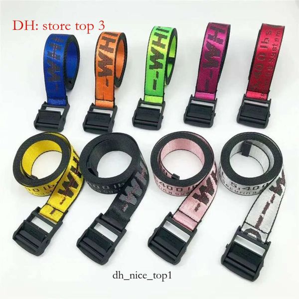 Luxurys della cintura Offwhitee Luxurys 1: 1 Woman Wrestle Bank Belt Designer for Men Tela Wholesale Wholesale Belt Nylon Run Cink Mandabile Cintura di moda Long Boy Long Boy Belt 4374