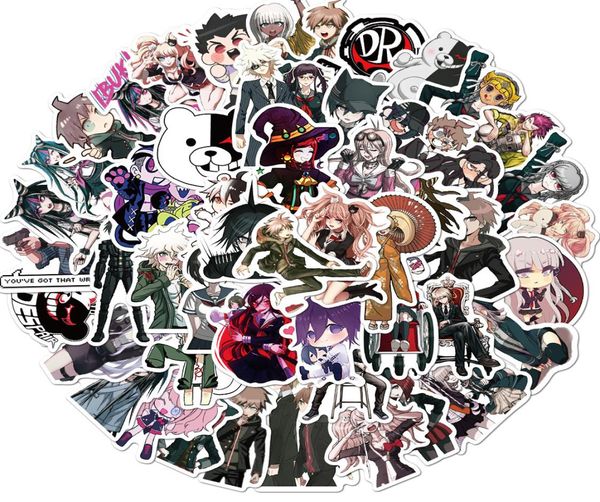 50pcspack Popular Cartoon Anime Sticker Adesivos à prova d'água para laptops de garrafa Planejador de carros Scrapbooking Cup Cup MacBook Wardrob5941617