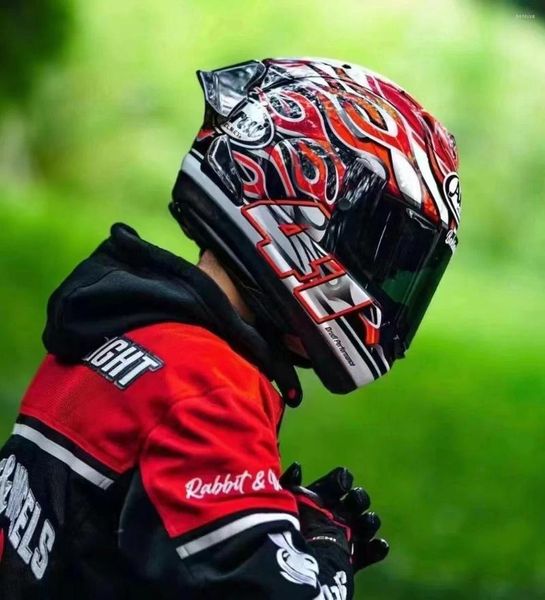 Мотоциклевые шлемы шлем с полным лицом RX7X HAGA GP Motocross Racing Motobike Riding Casco de Motocicleta