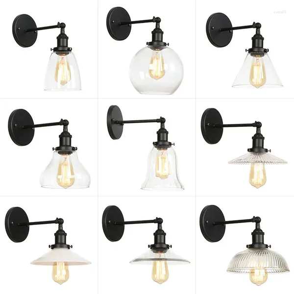 Lampada a muro Restatorio Ancient Ways Design Outlets Chiesa per camera da letto Chiesa moderna Black Single Adormment