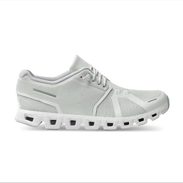 Modedesigner grau weißer Splice Casual Tennisschuhe für Männer und Frauenlüftungswolkenschuhe Laufschuhe Elastic Band Slow Shock Outdoor Sneakers DD0424A 36-46 4