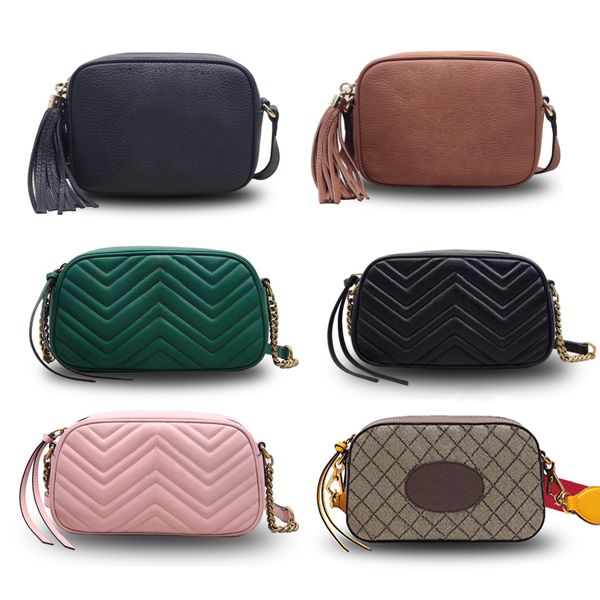 Tasarımcı Çanta Crossbody Bag Disco Bag Deri Kamera Çanta Ayarlanabilir Deri Kayış Çanta Houlder Çanta Bas Kadın Depolama Çantaları02