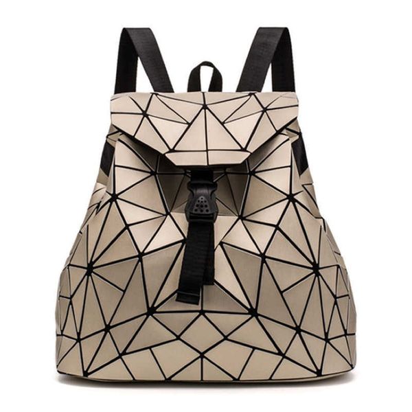 2020 Nuove donne zaino per ologramma zaino geometrico zaino per ragazze da viaggio per le spalle per donne designer di lusso Mochila Mujer X0529 248R