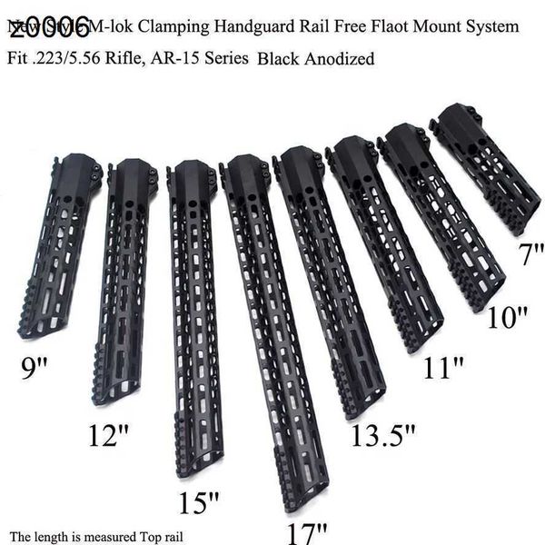 Оригинал 7910111213.51517 -дюймовый новый дизайн Mlok Clamping Grandguard Free Float Picatinny Mount System_black Color Rr