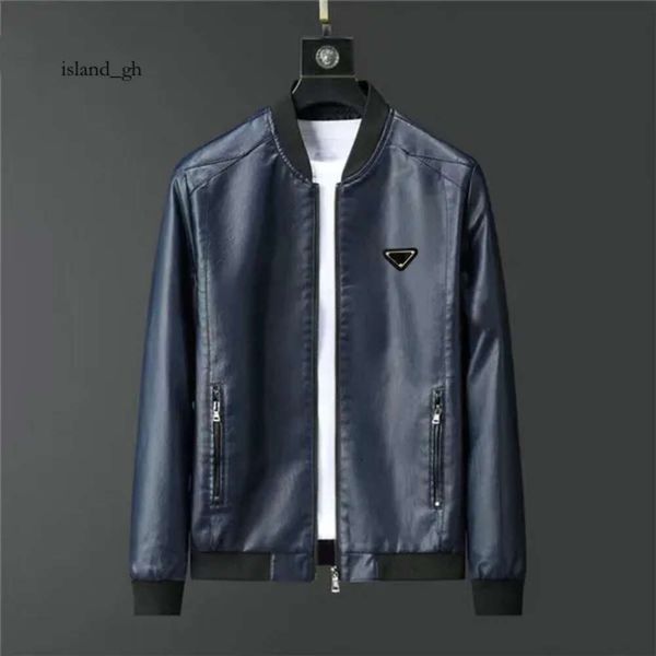 Jackets masculino Designer masculino Jaqueta de couro European American Brand Coat Autumn Winter Top Moda Trendência