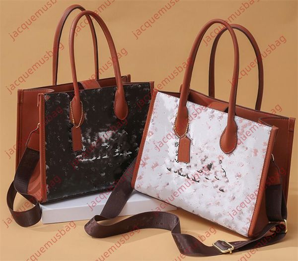 Women Carriage Pattern Printing Ace Borse Bag Designer Coas Borse per lo shopping per spalla borse a tracota per la frizione borsetta Hobo su TheGo Messenger Stuchels