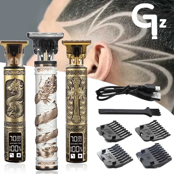 Razors Blades 2023 T9 0mm Professional Friseur Bart Trimmer Electric Shaver Mens Machine Q240508