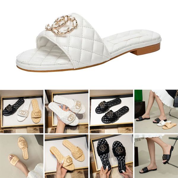 Slippers Sandals 2024New Loafer Bool Casual Shoe Flat Man Mule Sexy Sliders Girl Summer Beach Luxury Designer Slide Mens Mens Sandale подарок
