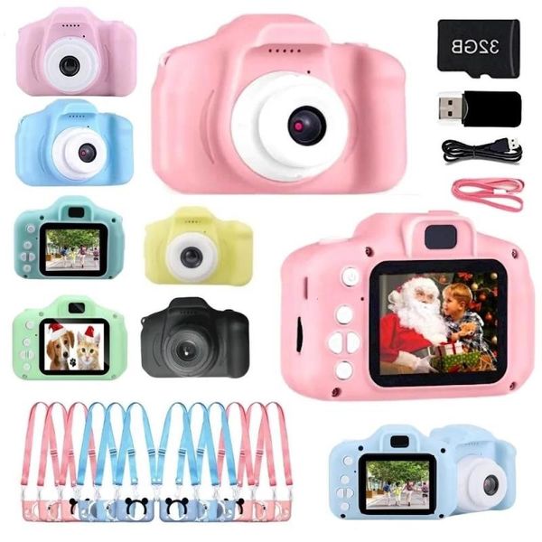 Telecamere Toy Kids Children Birthday Educational Camera per Giochi Gift Digital 1080p Mini VI HCJJK