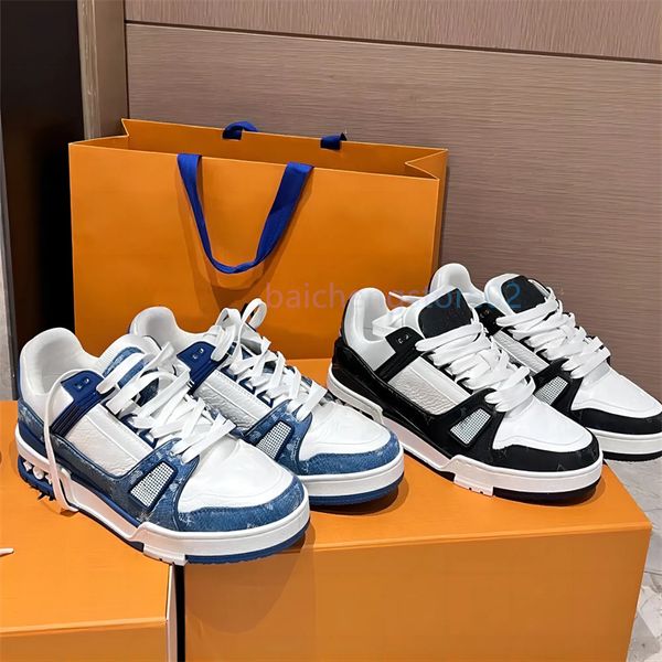 Fashion Luxury Brand Trainer Kausale Schuhe Herren und Frauen Low-Top-Freizeitschuhe Hochwertige Laden Sie Originalschuhe in großen Größen D2 erhältlich