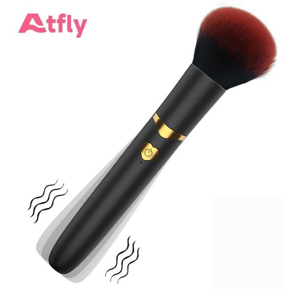 Andere Gesundheits Schönheitspunkte Vibrator Make -up Pinsel vibrieren magische Wand -Dildo -Vibrator für Frauen Erwachsene Produkte Frauen intime Waren Y240503