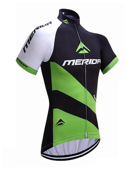 Merida Team New Achatrival Cycling Sleeves Short Jersey Wear Tamanho XS4XL Roupas de bicicleta verão para MEN8805989