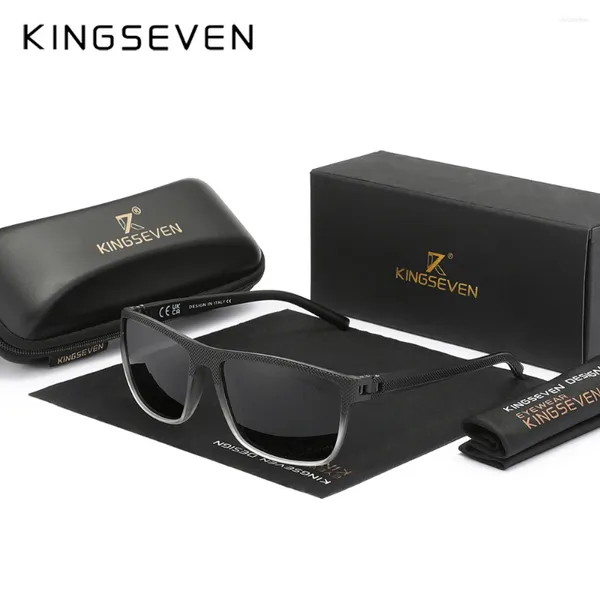 Солнцезащитные очки Kingseven Special Design для мужчин Женские градиентные рамки HD Polarized UV400 защищать очки аксессуары вечеринки