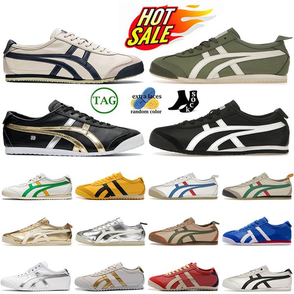 Mens Womens Tiger Mexico 66 Trainers Toping Caffice Designer Sneakers Silver Off Gold Mantle Green Outdoor Athletic Slip-On Mexico66 Tigers Chaussure Loafers платформы