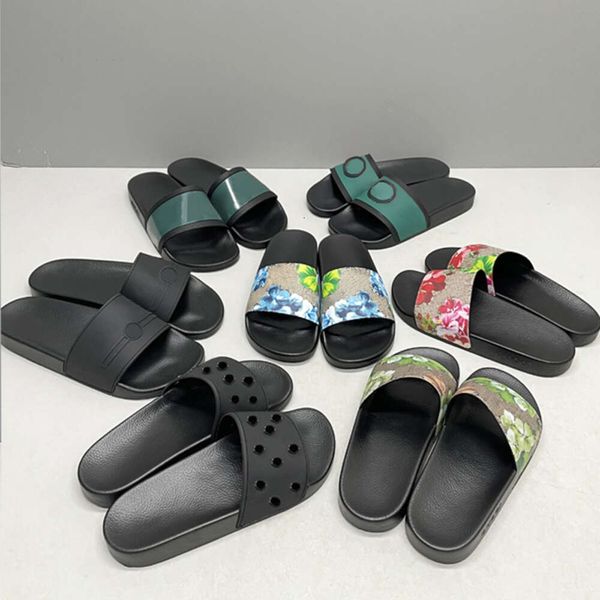 Com designers de caixa desliza homens chinelos de verão praias de sandália feminino plataforma feminina ladra de moda de moda home flip flop gatal slipper 311