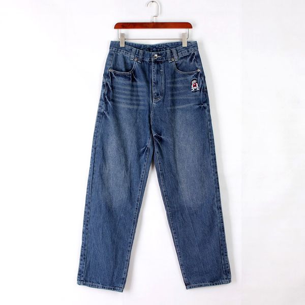 Cargo Hosen Herren Jeans Streetwear Hip Hop Hosen Hosen Custom Herren Designer Männer Slim gerade Jeans gelegentlich gewaschene tägliche Outfithosen Größe 30-46