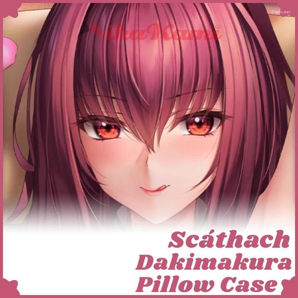 PILLOW FGO SCATHACH Dakimakura Fate Grand Ordine Case di abbraccio Otaku Full Body Cestino per letti