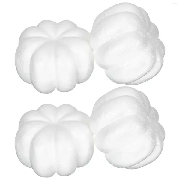 Dekorative Blumen 4 PCs Schaumkürbis Tisch Dekor Simulation künstliche falsche Kürbisse intelligente Spielzeugschaumkinder Gemüse