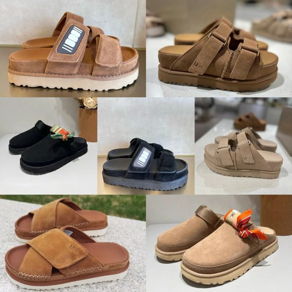 Nuovo designer Sandali marroni di lino marrone Sand Sand Beach Baschetto in gomma Fascilla casual Sandalo Sandalo Sandalo Sandalo Sandalo Sandali sportivi