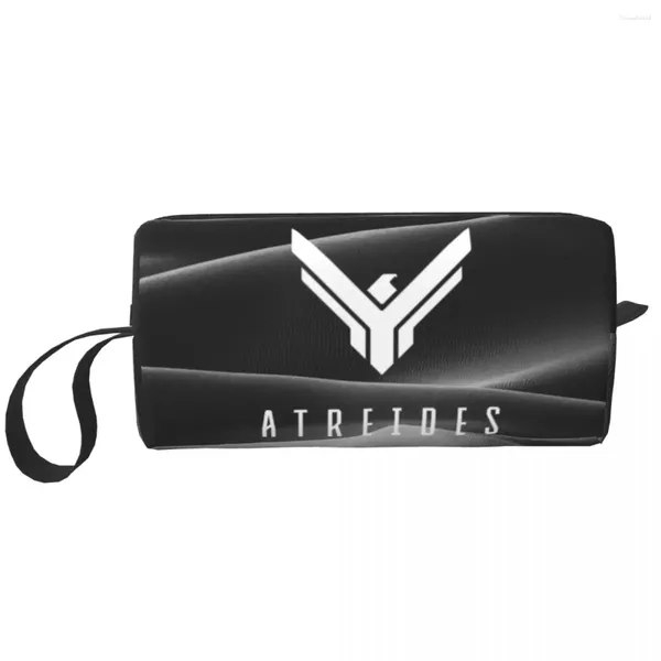 Aufbewahrungstaschen Reise Dune Movie atreides Logo Toilettenbeutel Fashion Kosmetische Make -up -Organisator für Frauen Schönheit Dopp Kit Hülle