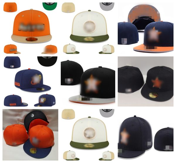 Caps di uomo aderenti Houston H Hip Hop Hats Baseball Caps Baseball Peakfor Flat Peakfor Men Women Full Closed A1