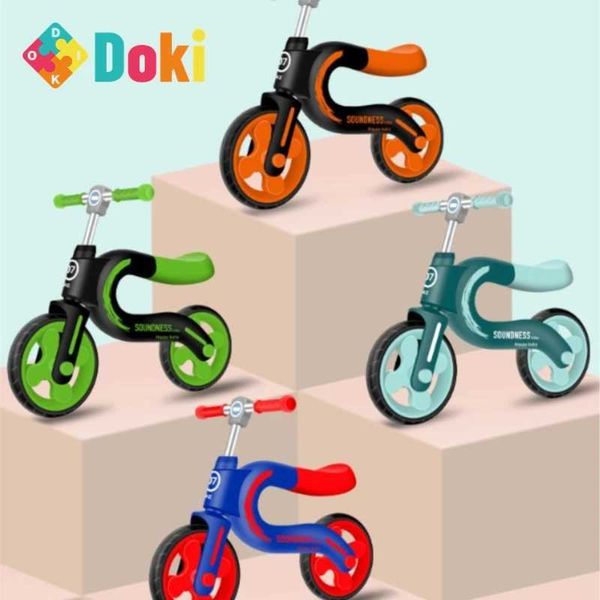 Коляски# Dokitoy Childrens Balanced Roid Bike от 1 до 6 лет педаль детских скутер.