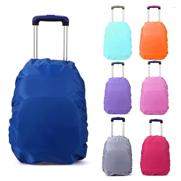 Kits de higiene pessoal 1pcs Bagagem à prova d'água Proteção da bolsa escolar Capa à prova de chuva Kids São de malas Backpack Backpack Poio de chuva Tampa