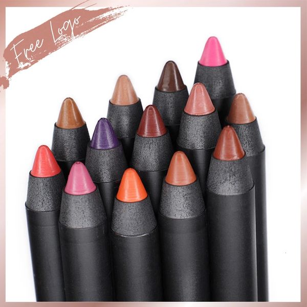 Etichetta private Liner all'ingrosso labbro vegano crema cremosa matita alta pigmento alta avvia la tua linea di trucco eyeliner impermeabile 240506 240506