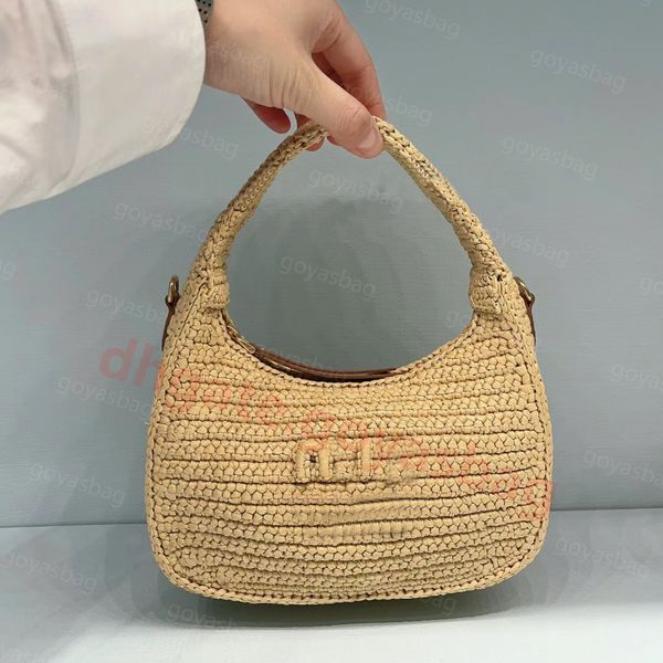 Wanders Bag Straw Tote Bag Designer Strandtasche Sommerschule Laptop Tasche Handtasche Schulter Strand Reise Handtasche Crossbody Casual Tote